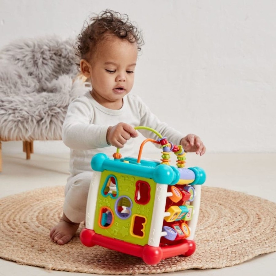 Spielzeug Scandinavian Baby Products | Aktivitatswurfel Mit Musik Und Bluetooth-Funktion