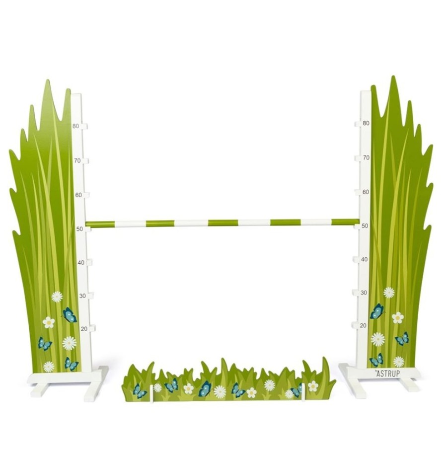 Spielzeug By ASTRUP | Steckenpferd Zubehor - Hindernis Blumenwiese