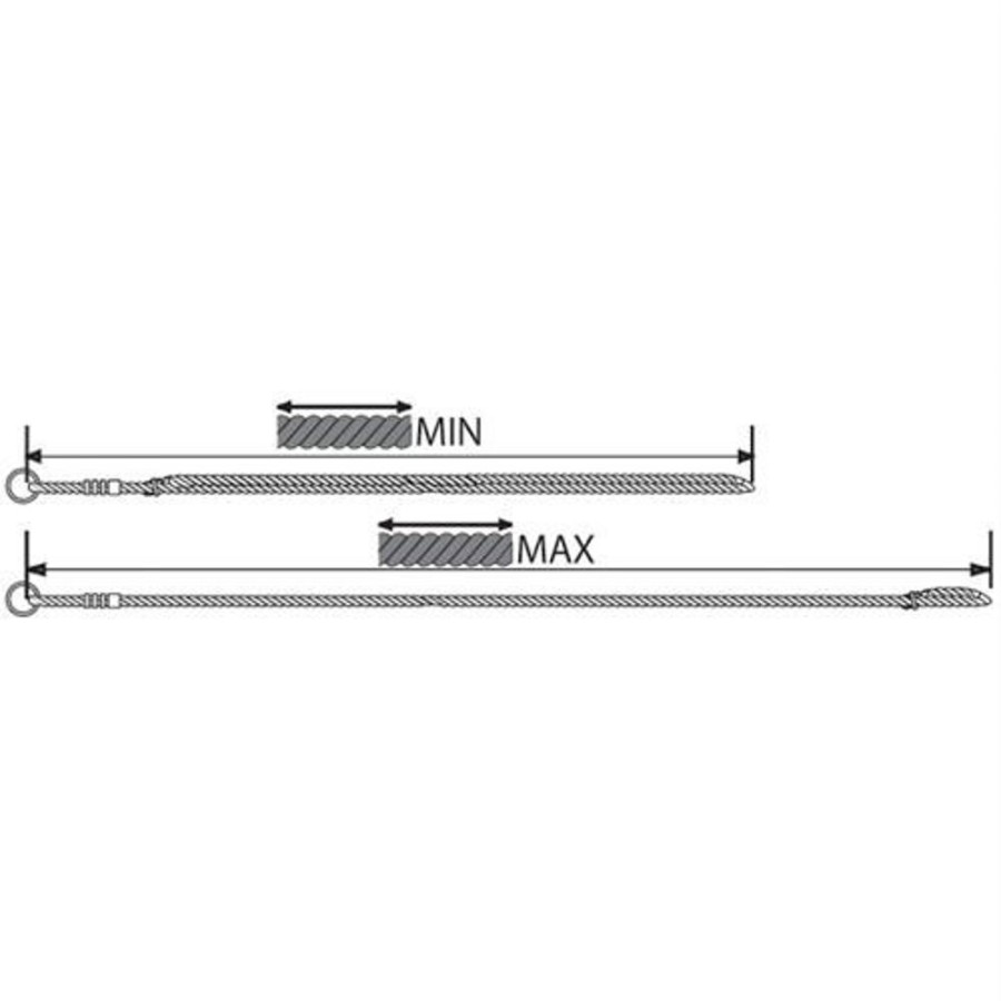 Spielzeug KBT Play | Schaukel Zubehor - Justierbares Seil 100 - 185 Cm