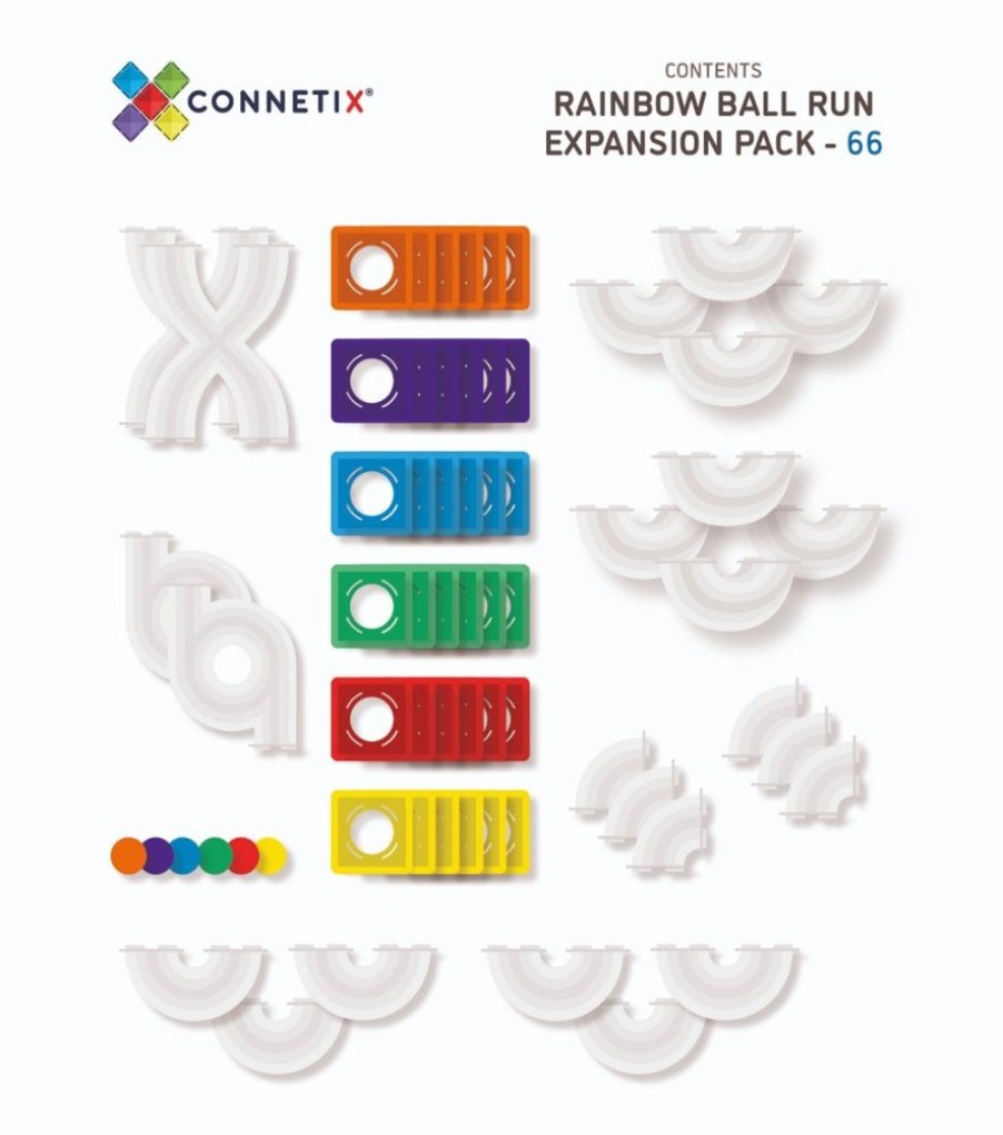 Spielzeug Connetix | Connetix | Rainbow - Erganzungsset, 66 Teile